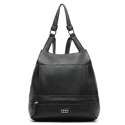 MISAKO Suli Diebstahlsicherer Rucksack Damen - Suli Schwarz 30 X 28 X 11 cm von MISAKO