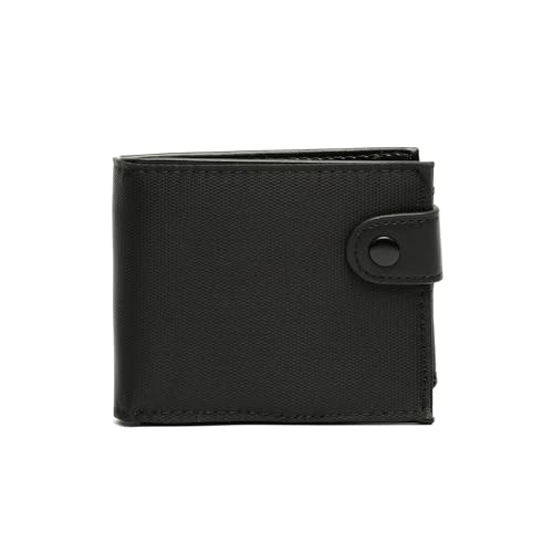 MISAKO Simeon Brieftasche für Männer - Elegante Herren-Brieftasche aus Kunstleder Simeon Schwarz 9 X 11 X 2 cm von MISAKO