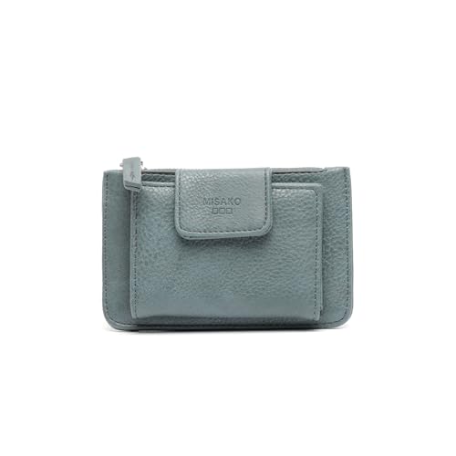 MISAKO TOBO Geldbörse - Modische Damen-Geldbörse - Kleiner Münzhalter Tobo Blau 9 X 14 X 2 cm von MISAKO