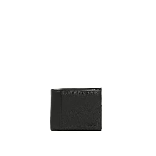 MISAKO Tom Herrenbrieftasche - Elegante Herren-Brieftasche aus Kunstleder Tom Schwarz 10 X 12 X 2 cm von MISAKO