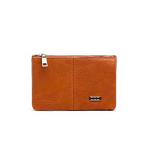 MISAKO VERIS Grundbrieftasche - Kleine modische Damen-Geldbörse - Modischer Münzhalter Veris Kamel 8 X 12 X 3 cm von MISAKO