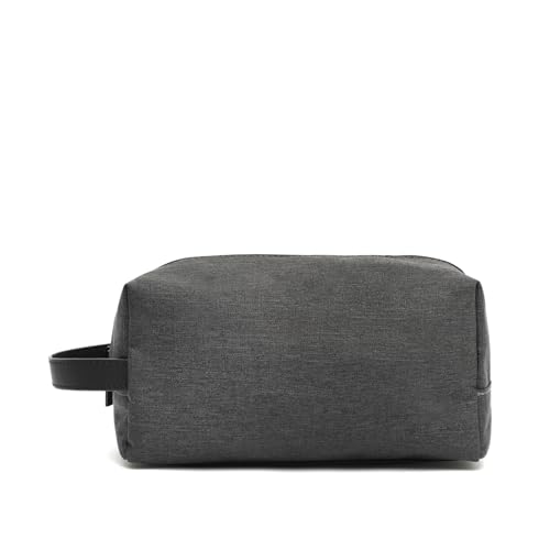 MISAKO Vinsonli Kulturbeutel mit Handgriff Herren - Vinsonli Grau 11x22x12cm von MISAKO