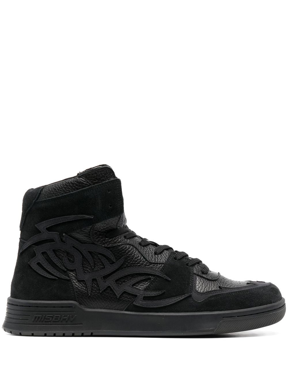 MISBHV Court High-Top-Sneakers - Schwarz von MISBHV