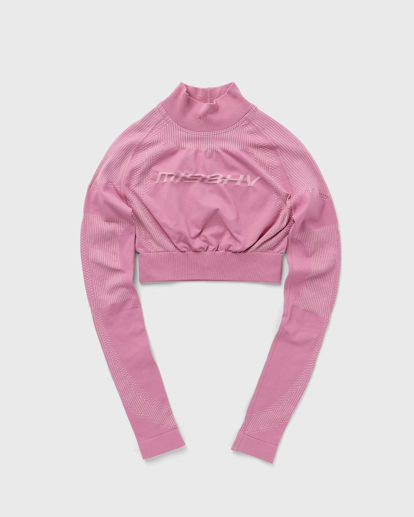 MISBHV SPORT CROPPED LONGSLEEVE BUBBLEGUM women Longsleeves pink in Größe:L/XL von MISBHV