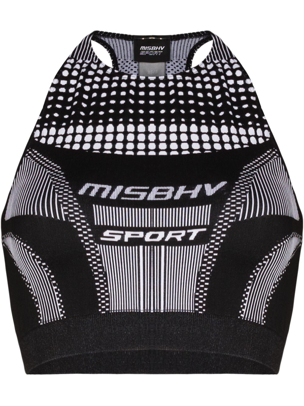 MISBHV Sport-BH mit Logo - Schwarz von MISBHV