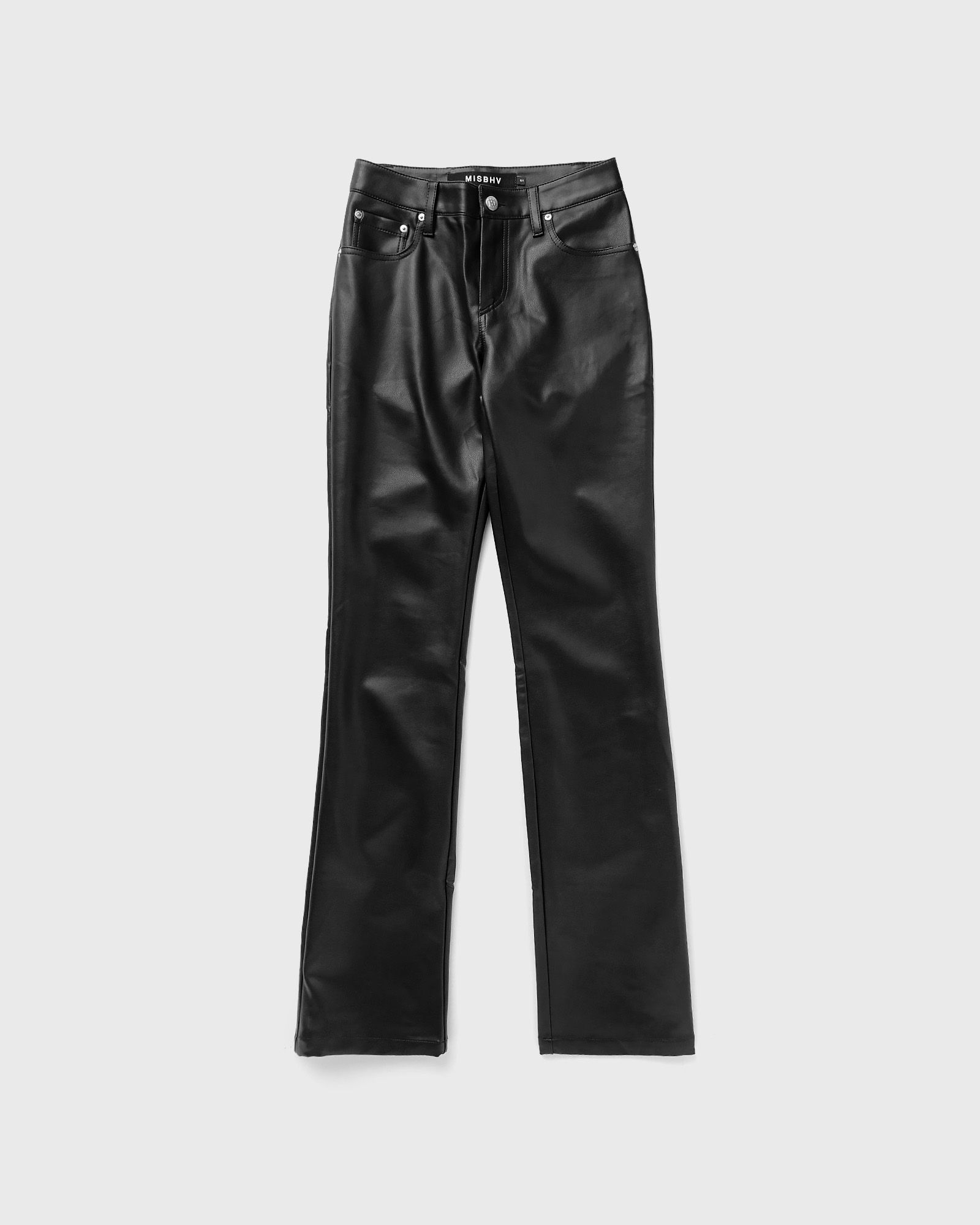 MISBHV VEGAN LEATHER TROUSERS women Casual Pants black in Größe:M von MISBHV