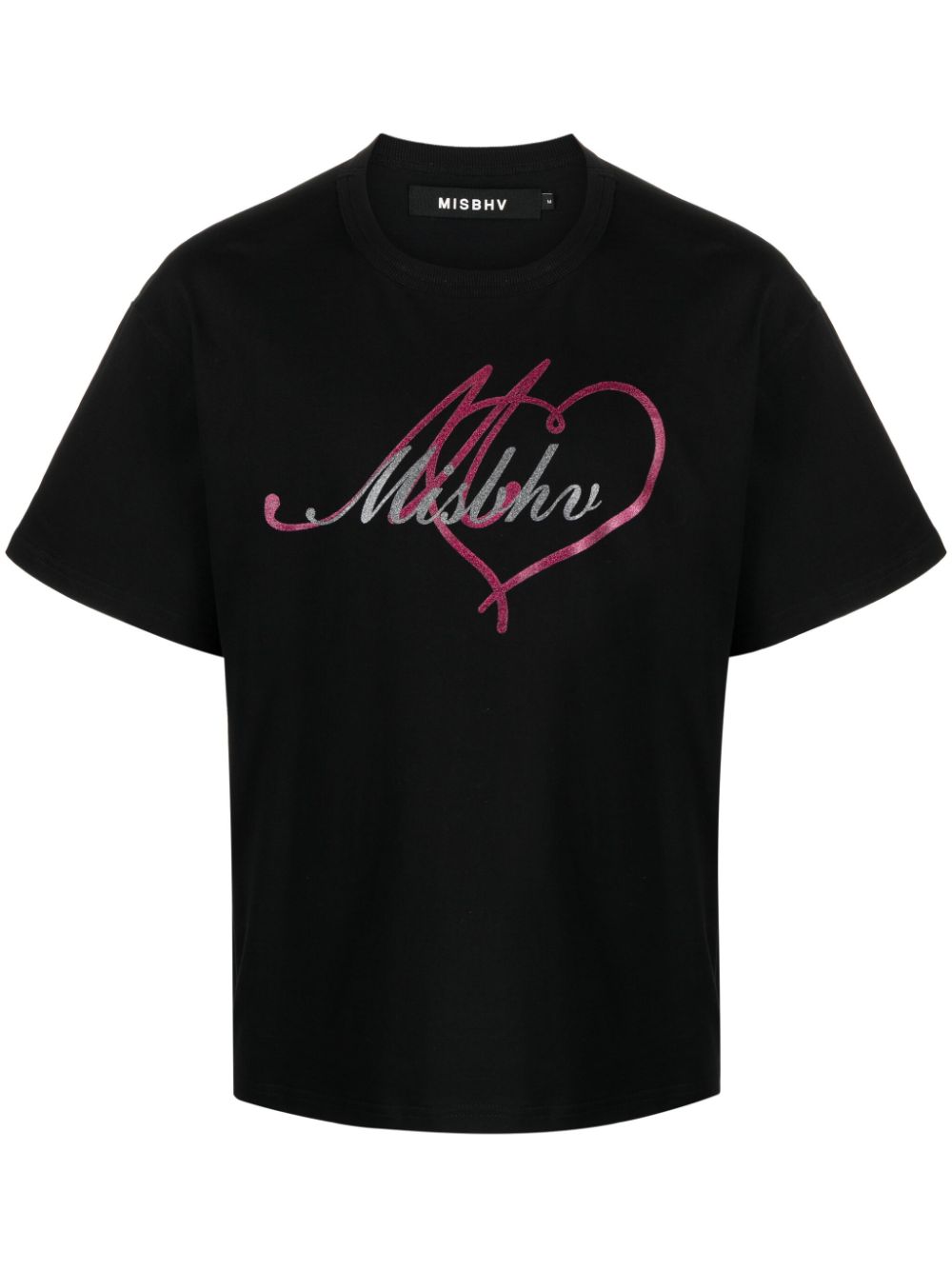 MISBHV T-Shirt mit Logo-Print in Glitter-Optik - Schwarz von MISBHV