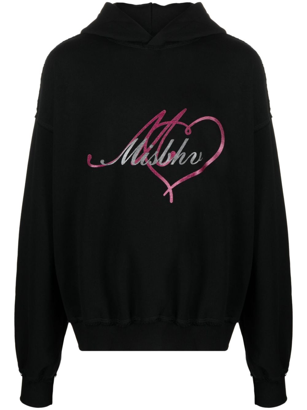 MISBHV Glitterverzierter Hoodie mit Logo-Print - Schwarz von MISBHV