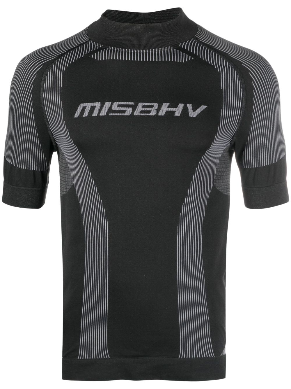 MISBHV Gestreiftes Sport-T-Shirt - Schwarz von MISBHV