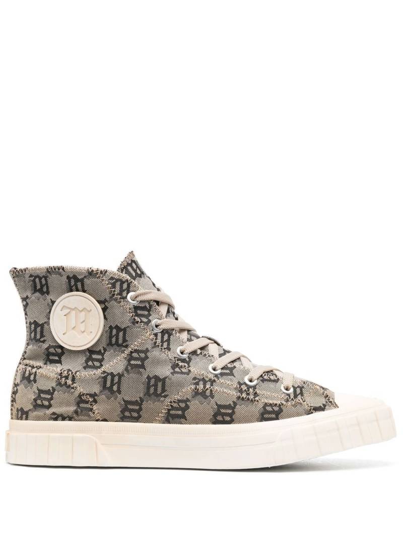 MISBHV High-Top-Sneakers mit Monogramm - Nude von MISBHV