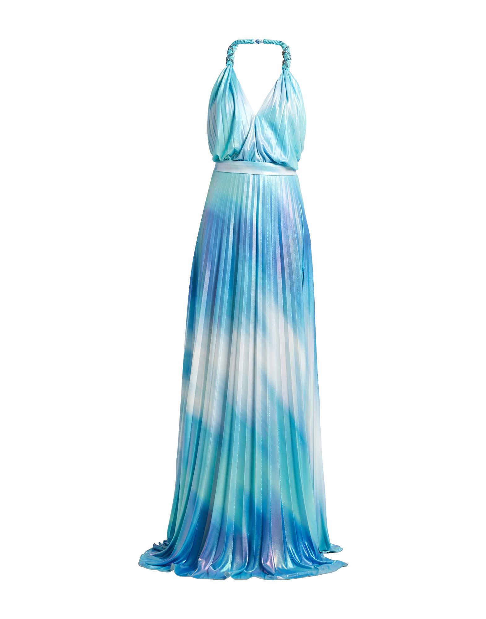 MISCHALIS ATELIER Maxi-kleid Damen Azurblau MISCHALIS ATELIER Maxi-kleid Damen Azurblau von MISCHALIS ATELIER