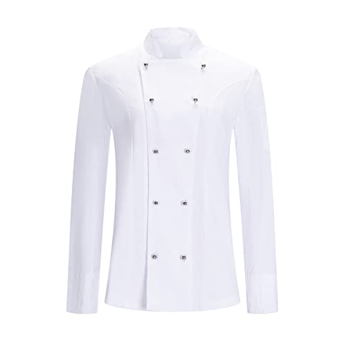 MISEMIYA - Damen-KOCHJACKE - Damen-KOCH-UNIFORM Damen-KOCHJACKE - Hospitality Uniform - Ref.848-3XL, Kochjacken Herren 848 - Weiß von MISEMIYA