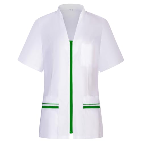 MISEMIYA Damen Women's Sanitary Mz-712 Arbeits-T-Shirt, Apple Green 21, XXL von MISEMIYA