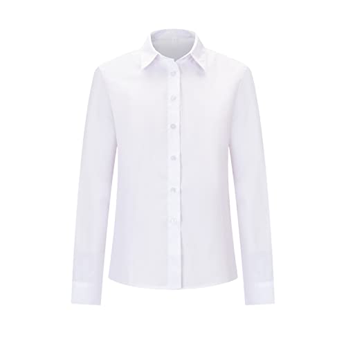 MISEMIYA - Frau KELLNERHEMD MIT Langen ÄRMELN - Woman Hospitality UNIFORM - 8726 - Large, Weiß von MISEMIYA