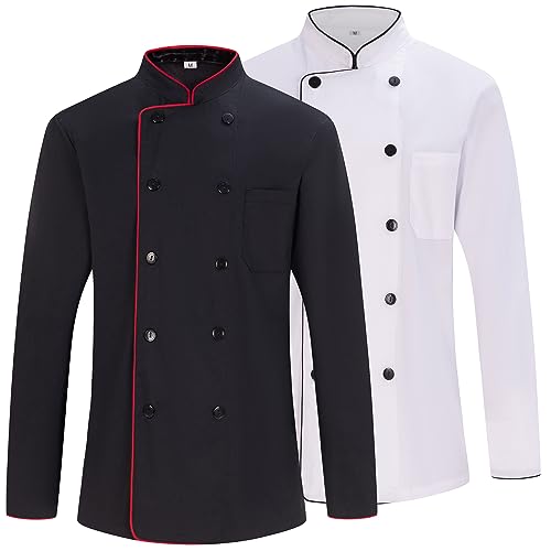 MISEMIYA Herren Pack X 2 Packung2 Stück – Kochjacke KZ-2-842, Mehrfarbig, XXL (2er MISEMIYA Herren Pack X 2 Packung2 Stück – Kochjacke KZ-2-842, Mehrfarbig, XXL (2er von MISEMIYA