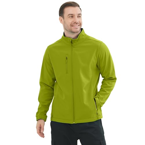 MISEMIYA Herren Soft Shell Mz-6731 Softshell, Grüner Apfel, Large von MISEMIYA