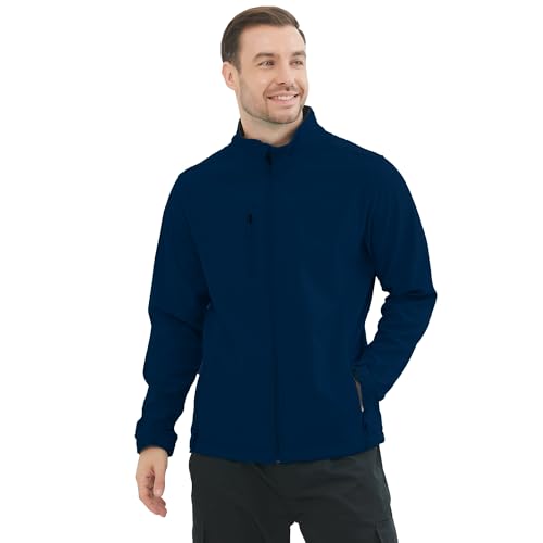 MISEMIYA Herren Soft Shell Mz-6731 Softshell, Marineblau, M von MISEMIYA