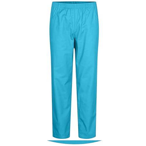 MISEMIYA - PANTALONS Unisex Taille Elastique UNIFORME DE Travail Clinique HÔPITAL NETTOYAGE VÉTÉRINAIRE SANTÉ HÔTELLERIE - Ref.8312-3XL, Cyan von MISEMIYA