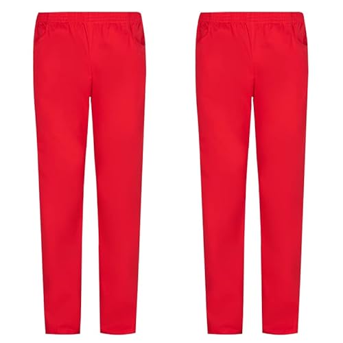 MISEMIYA - Packung 2 Stück - Unisex SANITÄRHOSE - MEDIZINISCHE Uniformen SANITÄR Uniformen Arbeitshose - Ref. 8312 * 2 Stück - 3XL, Rot MISEMIYA - Packung 2 Stück - Unisex SANITÄRHOSE - MEDIZINISCHE Uniformen SANITÄR Uniformen Arbeitshose - Ref. 8312 * 2 Stück - 3XL, Rot von MISEMIYA
