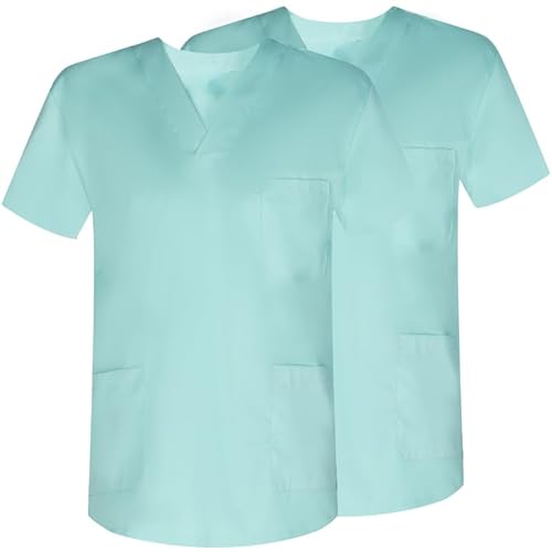 MISEMIYA Unisex 2 Pcs-Casaca Uniformes Sanitarios 2er-Pack-Sanitärhemd 2-817 von MISEMIYA