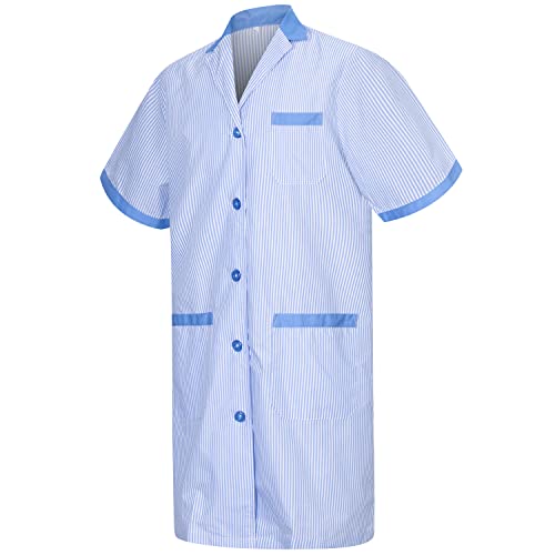 MISEMIYA Unisex Laborkittel BZ-T8162, Himmelblau 68, S von MISEMIYA