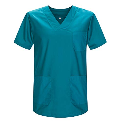 MISEMIYA Unisex Mz-817 Medical Scrubs Top, Verde 3b, 3XL MISEMIYA Unisex Mz-817 Medical Scrubs Top, Verde 3b, 3XL von MISEMIYA