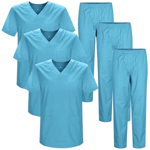 MISEMIYA Unisex Pack 3 Pcs-Uniformes Sanitarios Uni Mz-3-817-8312 3er Gesundheits, Cyan, XL MISEMIYA Unisex Pack 3 Pcs-Uniformes Sanitarios Uni Mz-3-817-8312 3er Gesundheits, Cyan, XL von MISEMIYA