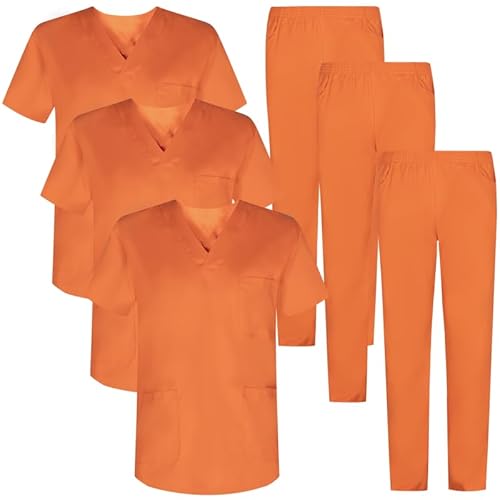 MISEMIYA Unisex Pack 3 Pcs-Uniformes Sanitarios Uni Mz-3-817-8312 3er Gesundheits, Orange, XXL MISEMIYA Unisex Pack 3 Pcs-Uniformes Sanitarios Uni Mz-3-817-8312 3er Gesundheits, Orange, XXL von MISEMIYA