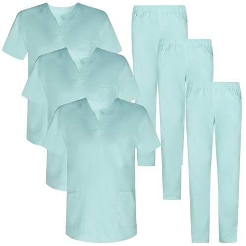 MISEMIYA Unisex Pack 3 Pcs-Uniformes Sanitarios Uni Mz-3-817-8312 3er Gesundheits, Türkis, M MISEMIYA Unisex Pack 3 Pcs-Uniformes Sanitarios Uni Mz-3-817-8312 3er Gesundheits, Türkis, M von MISEMIYA