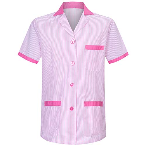 MISEMIYA Unisex Reinigungshemd Mz-w820 Tunika zum Stillen, Rosa, L von MISEMIYA