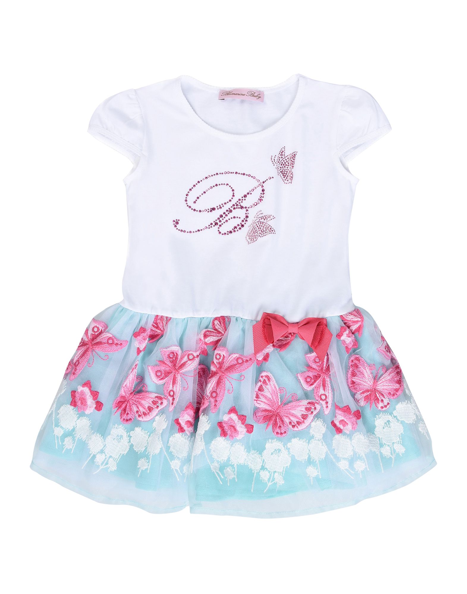 MISS BLUMARINE Babykleid Kinder Weiß von MISS BLUMARINE