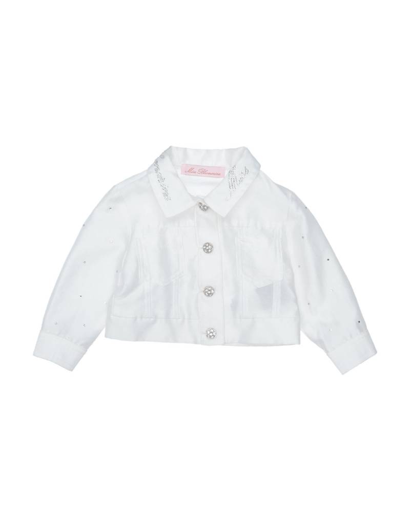 MISS BLUMARINE Jacke & Anorak Kinder Weiß von MISS BLUMARINE