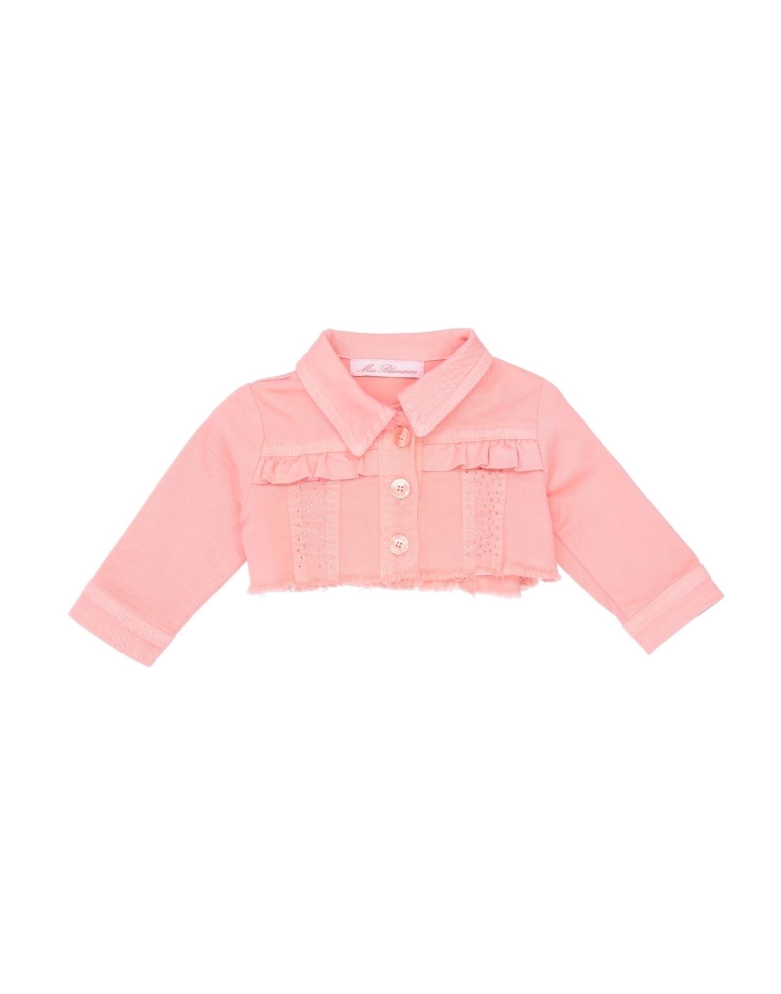 MISS BLUMARINE Jeansjacke/-mantel Kinder Lachs von MISS BLUMARINE