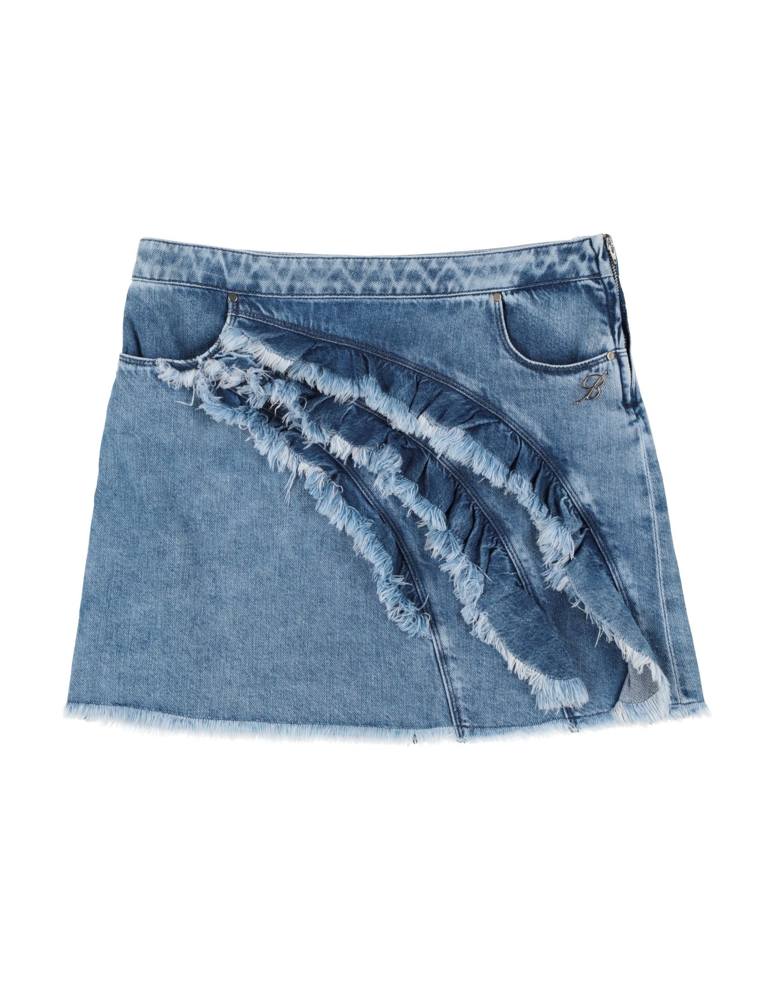 MISS BLUMARINE Jeansrock Kinder Blau von MISS BLUMARINE