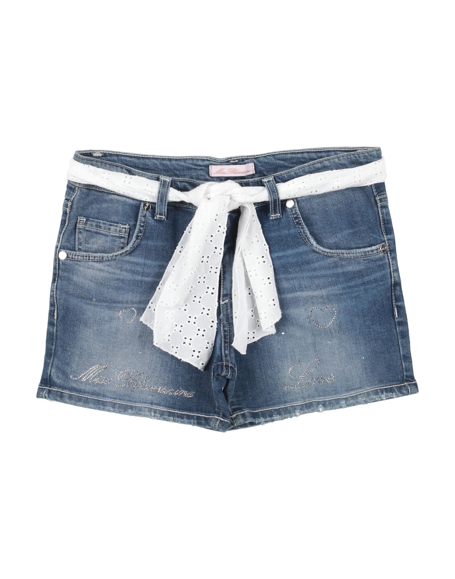 MISS BLUMARINE Jeansshorts Kinder Blau von MISS BLUMARINE