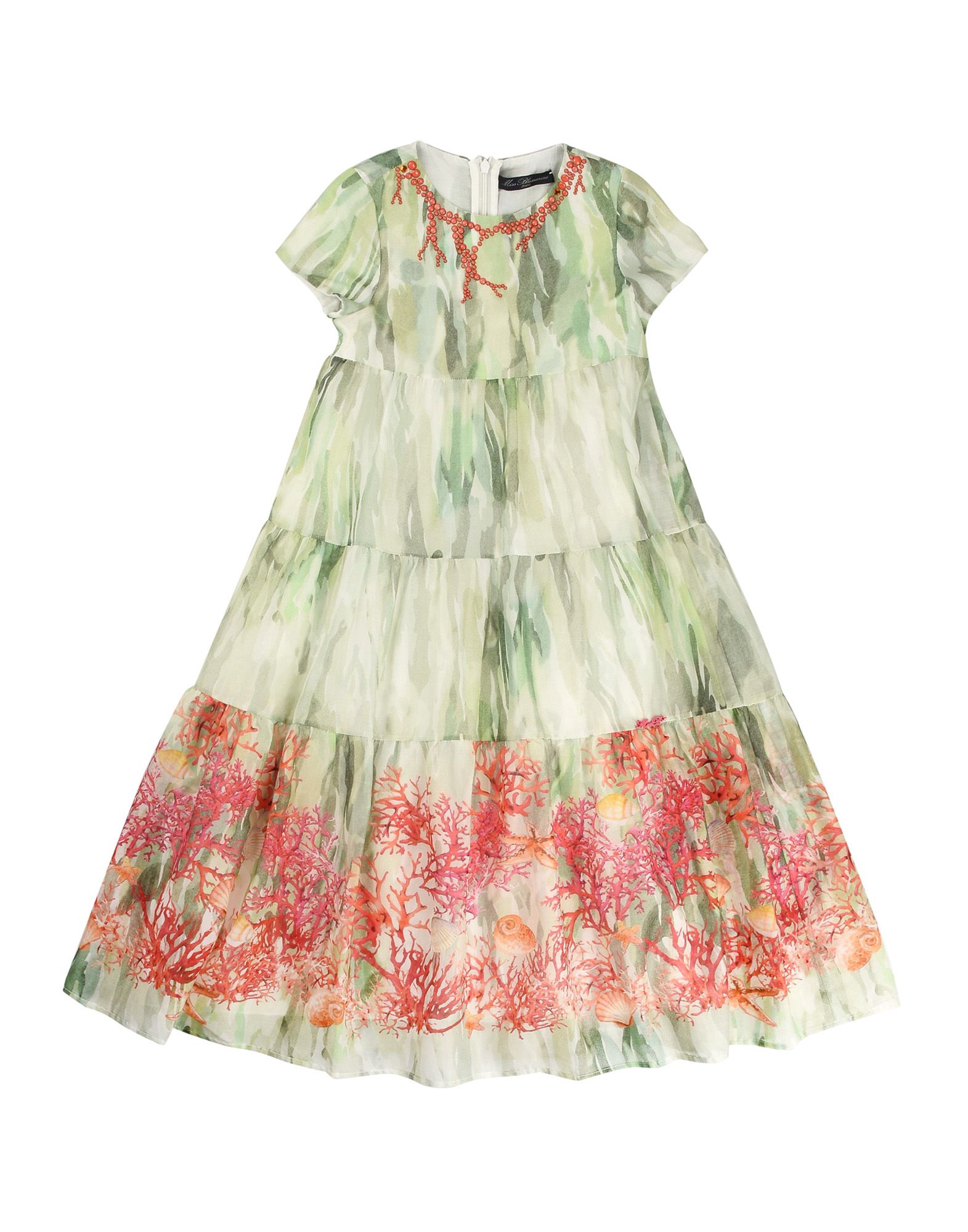 MISS BLUMARINE Kinderkleid Kinder Grün von MISS BLUMARINE