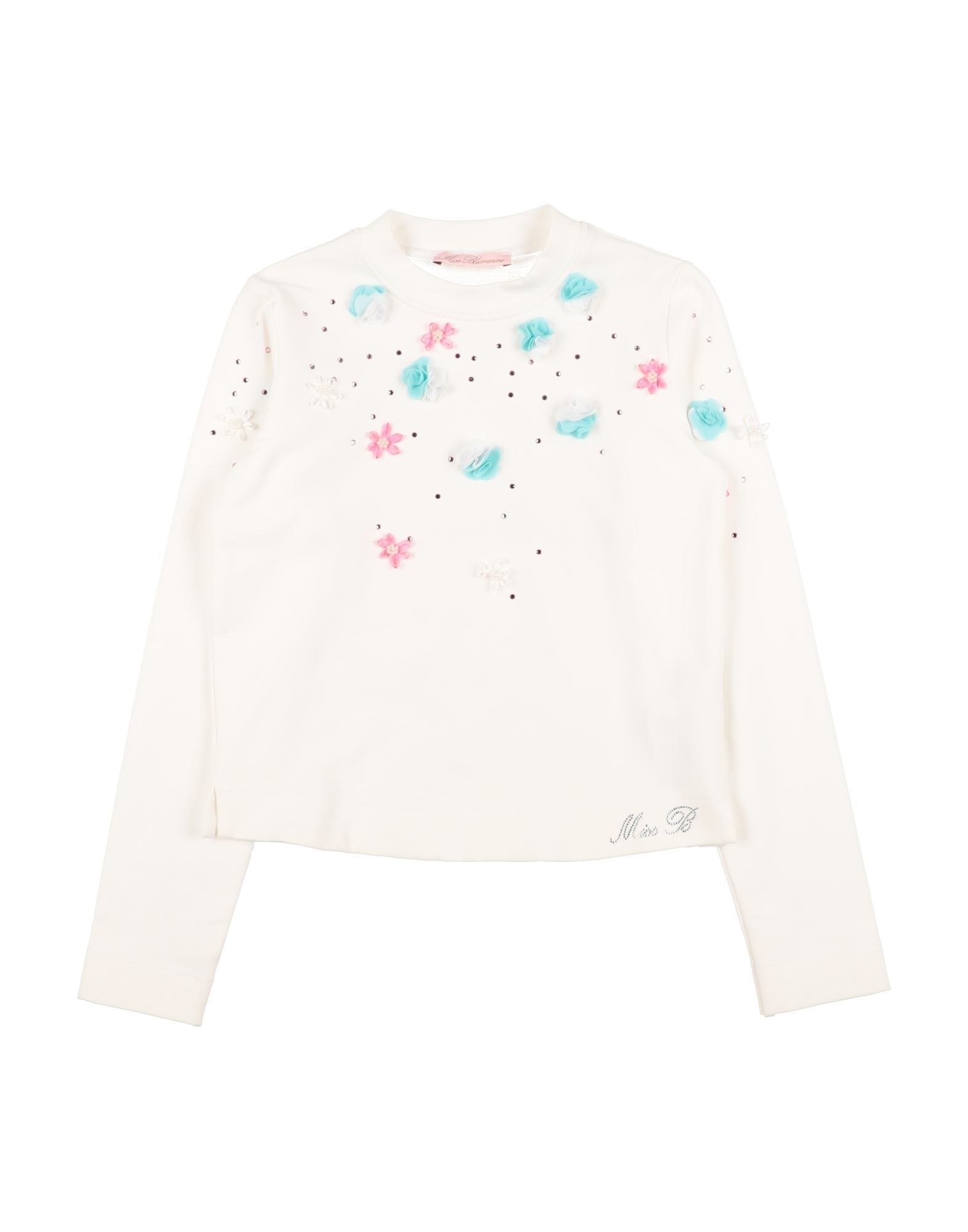 MISS BLUMARINE Sweatshirt Kinder Weiß von MISS BLUMARINE