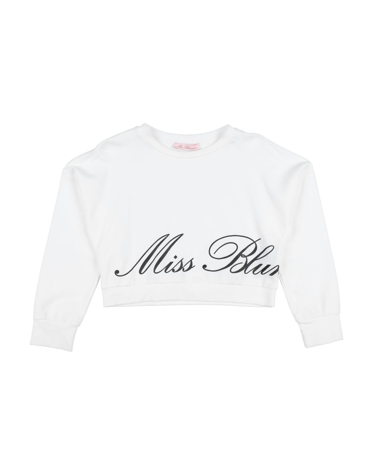 MISS BLUMARINE Sweatshirt Kinder Weiß von MISS BLUMARINE