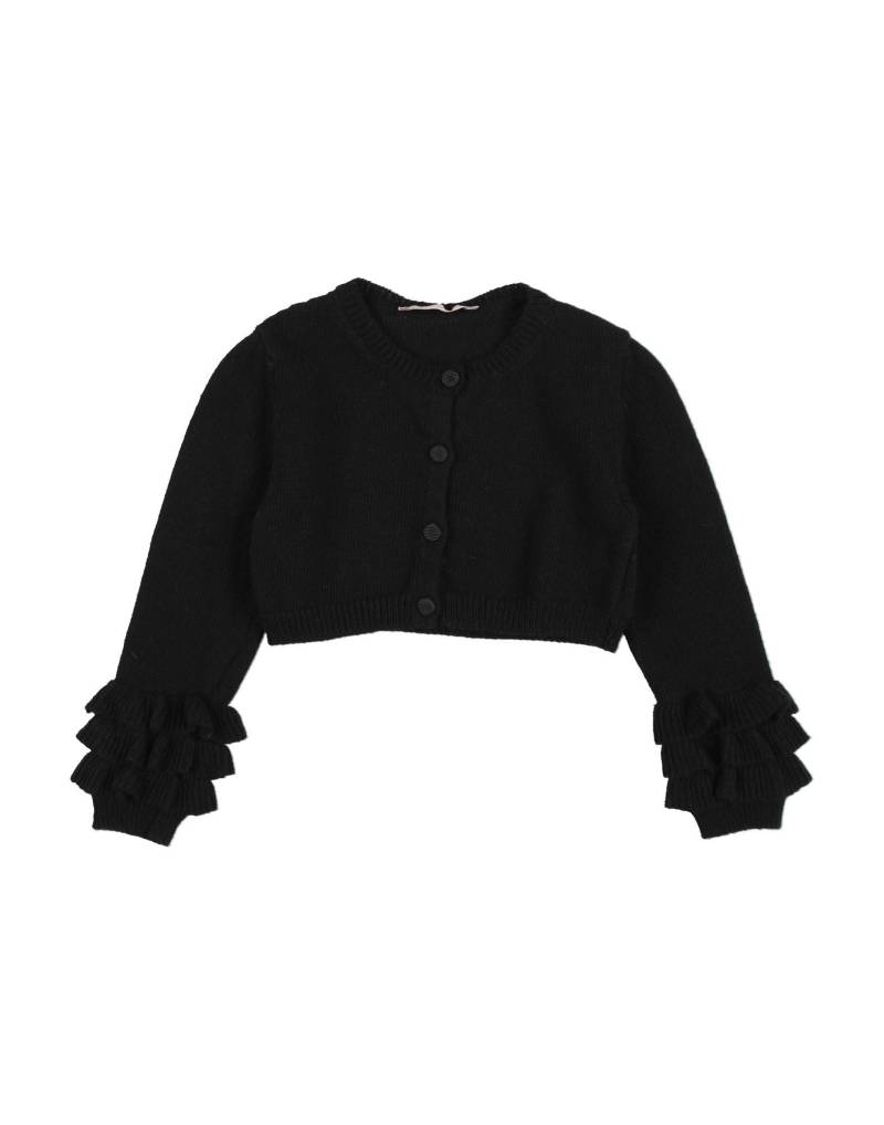 MISS BLUMARINE Wickelpullover Kinder Schwarz von MISS BLUMARINE