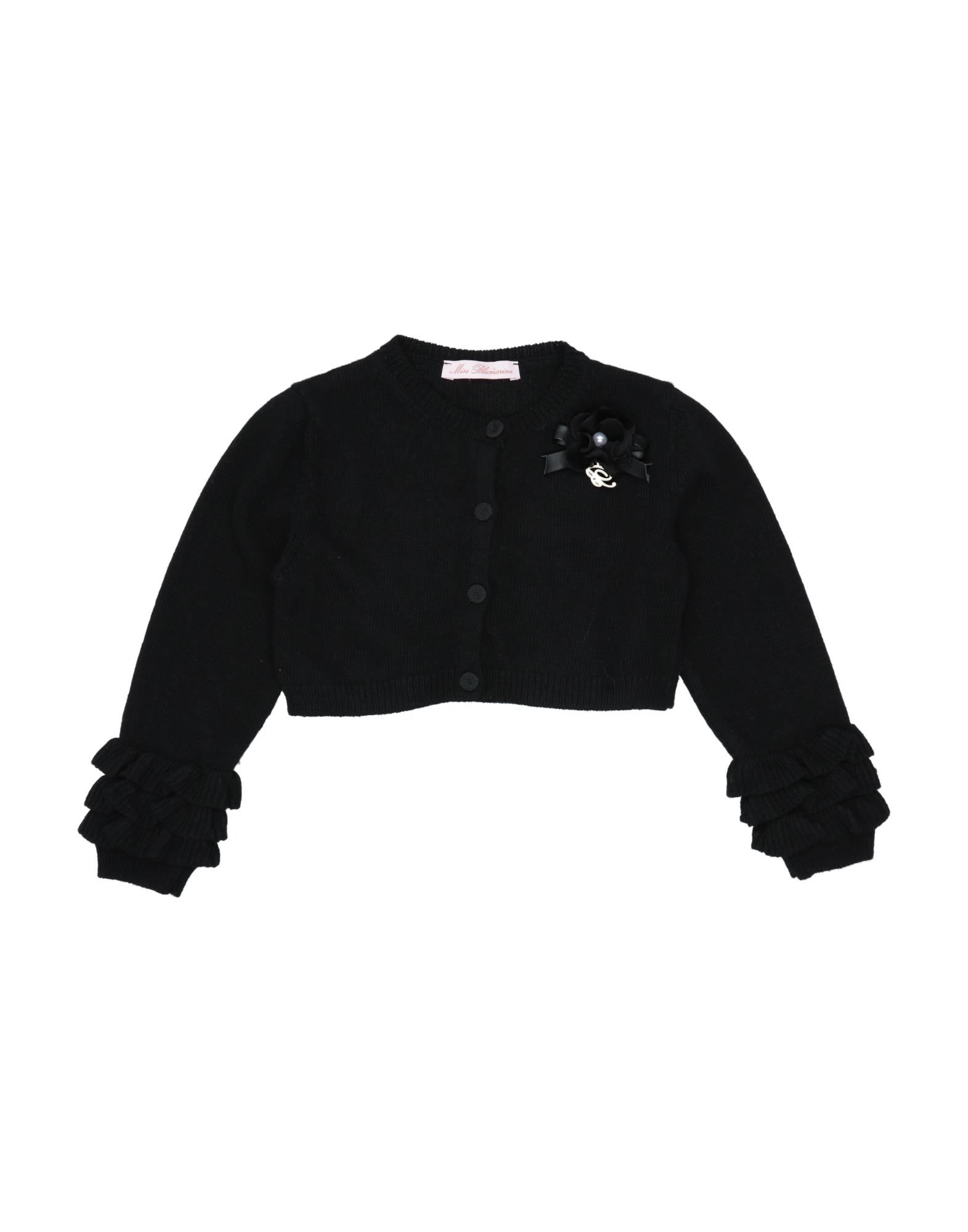 MISS BLUMARINE Wickelpullover Kinder Schwarz von MISS BLUMARINE