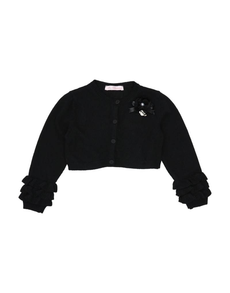 MISS BLUMARINE Wickelpullover Kinder Schwarz von MISS BLUMARINE