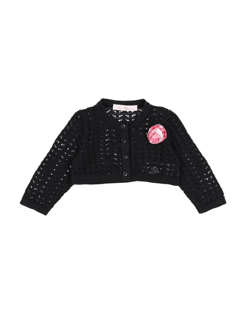 MISS BLUMARINE Wickelpullover Kinder Schwarz von MISS BLUMARINE