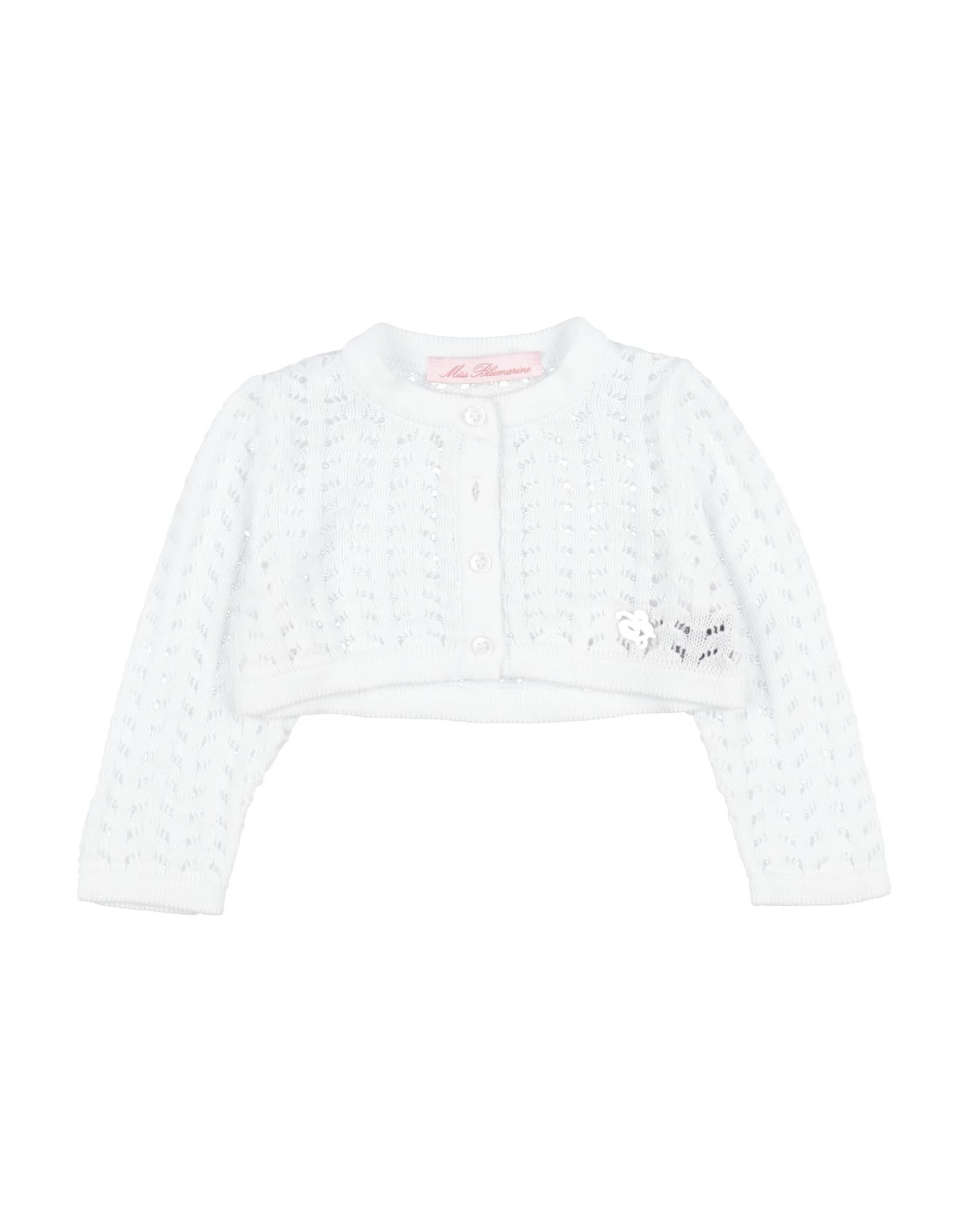 MISS BLUMARINE Wickelpullover Kinder Weiß von MISS BLUMARINE