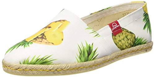 MISS HAMPTONS Unisex PINNEAPPLE Espadrilles, Mehrfarbig, 39 EU von HAWKERS