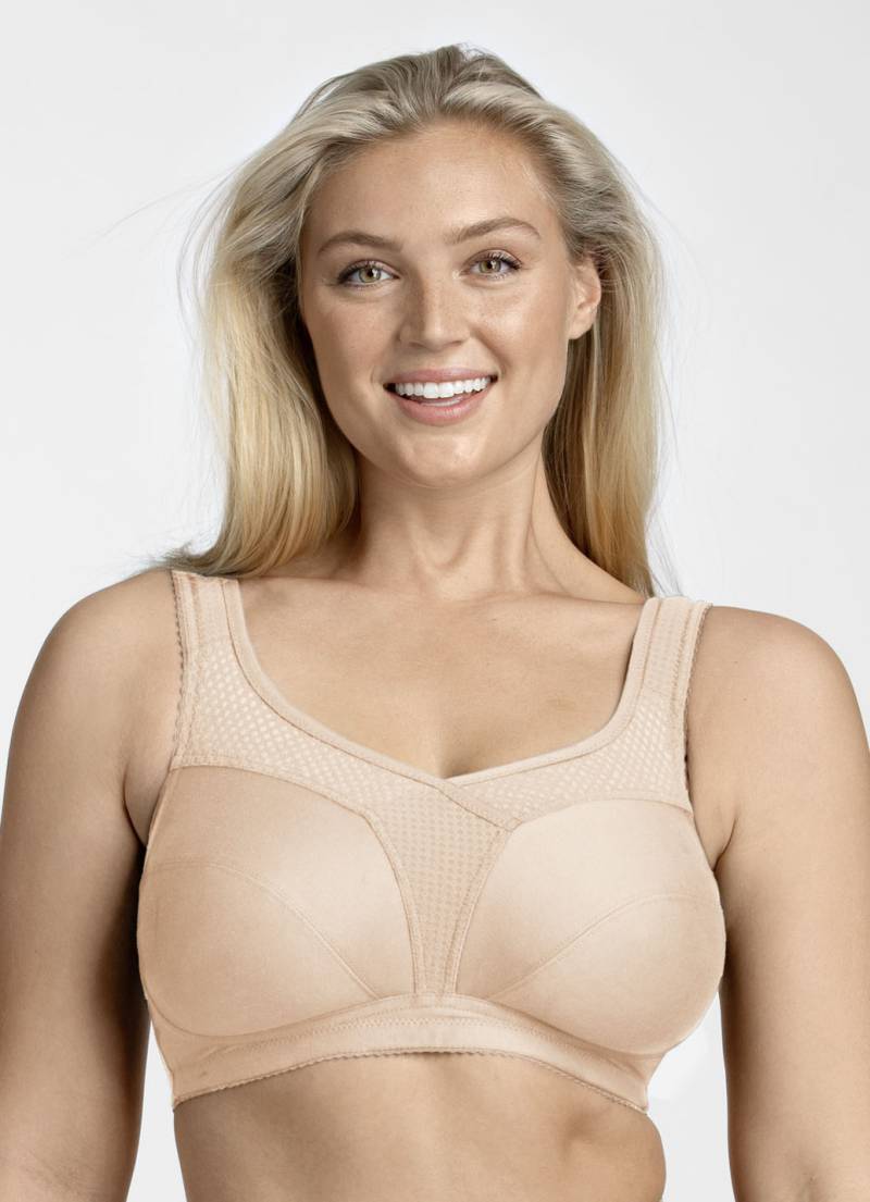 Miss Mary BH mit strukturierten Einsätzen, Cup F, Beige, Größe 100 von MISS MARY