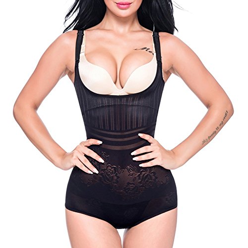 MISS MOLY Damen Body Shaping Bodysuit Schlanker Bauch für Frauen Cincher Body Shaper Schwarz M von MISS MOLY