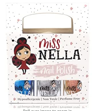 MISS NELLA Im speziellen Nagellack für Kinder (To The Moon And Back), Wasserbasis-Formel, spezielle Peel Off von MISS NELLA