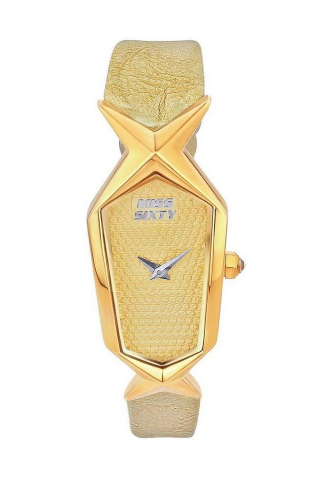 MISS SIXTY Quarzuhr SCJ002, Lederband, schlicht von MISS SIXTY