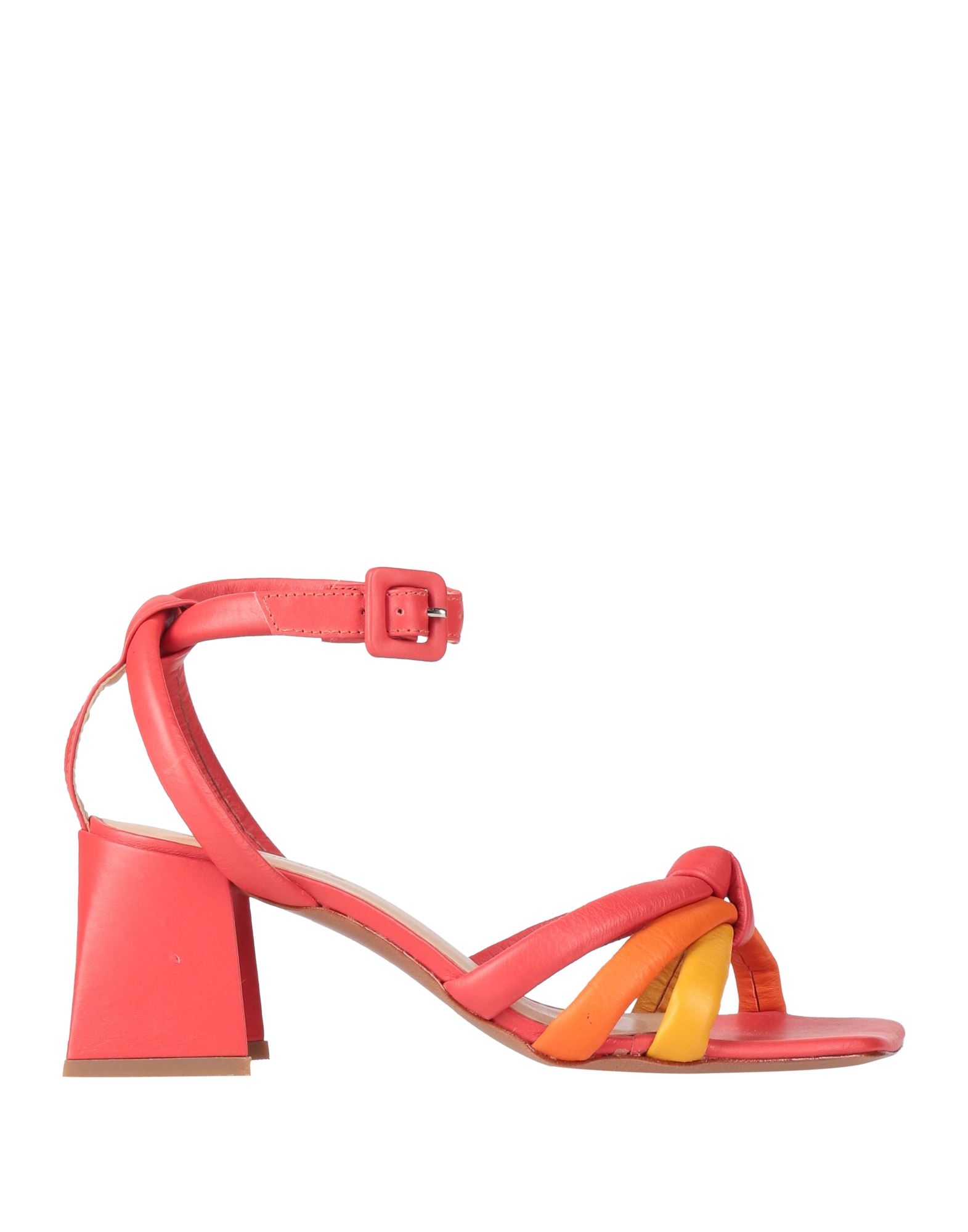 MISS UNIQUE Sandale Damen Tomatenrot von MISS UNIQUE