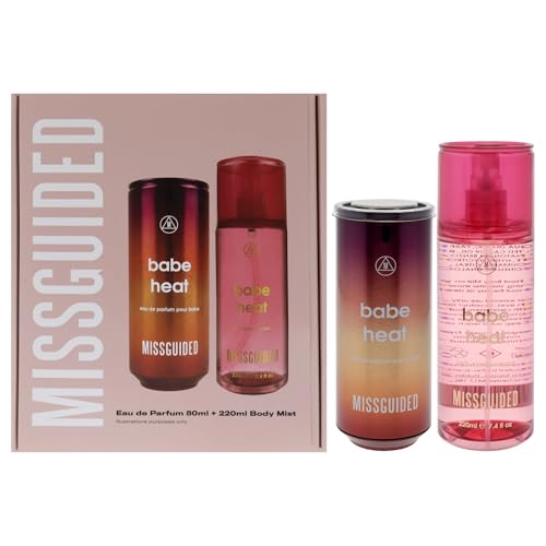 Babe Heat by Missguided for Women – 2 Stück Geschenkset 2,7 oz EDP Spray, 7,4 oz Body Mist von MISSGUIDED